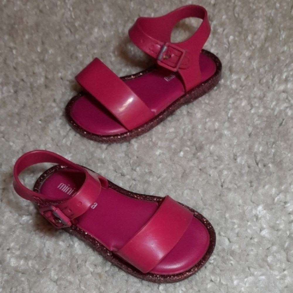 MINI MELISSA FUSHIA PINK MAR sandals Size 6